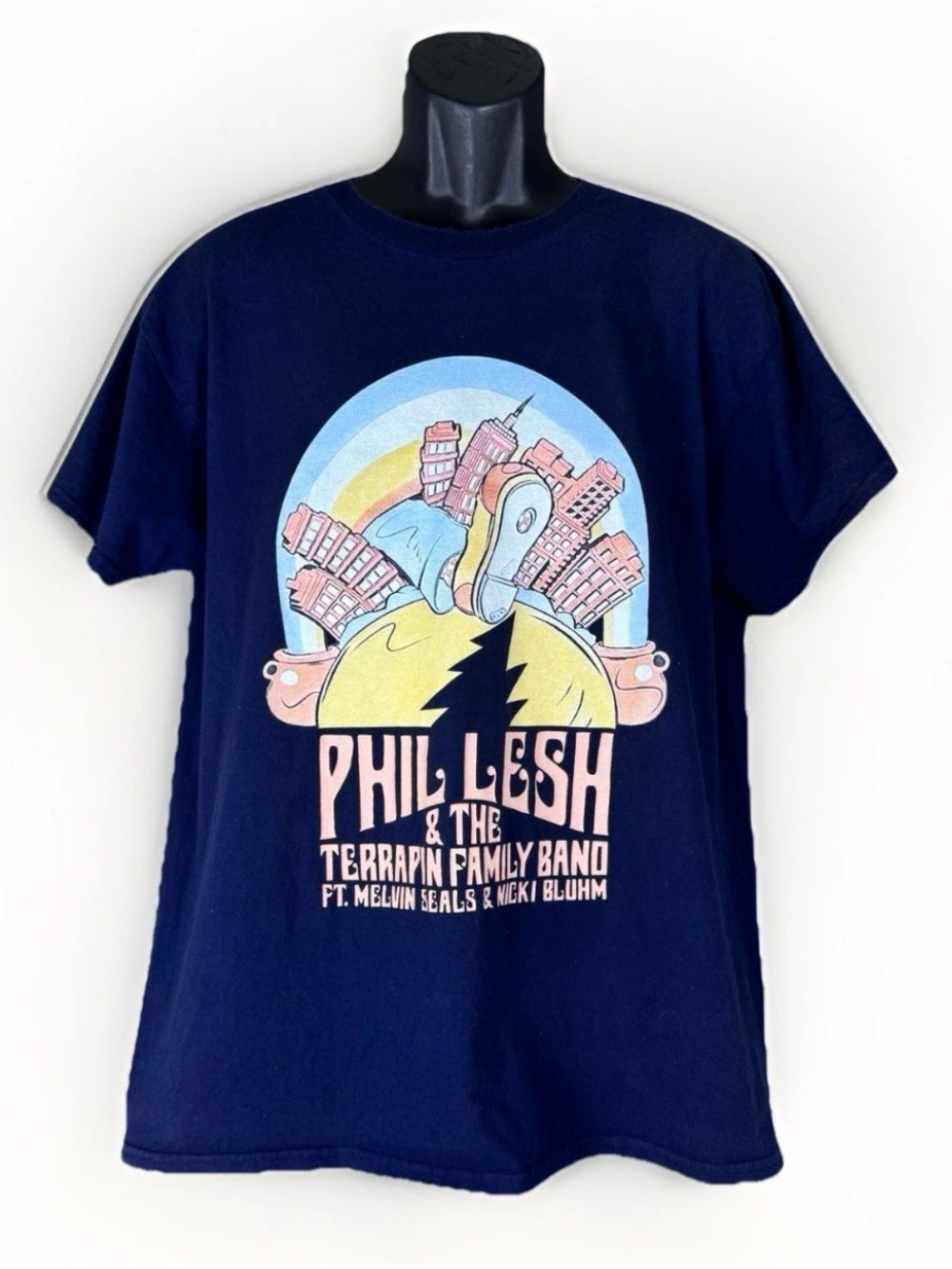 Phil Lesh Terrapin Family Band Concert T Shirt Melvin Seals Grateful Dead Size L